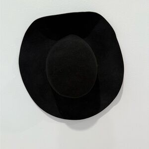Black Wide-Brim Hat